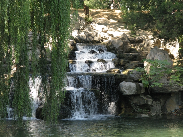 Close up of the waterfall