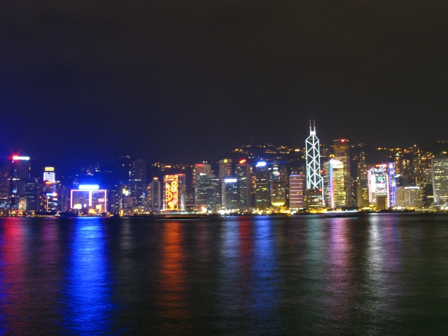 The island at night. This was without a tripod. I can't wait to go back and actually have my tripod!