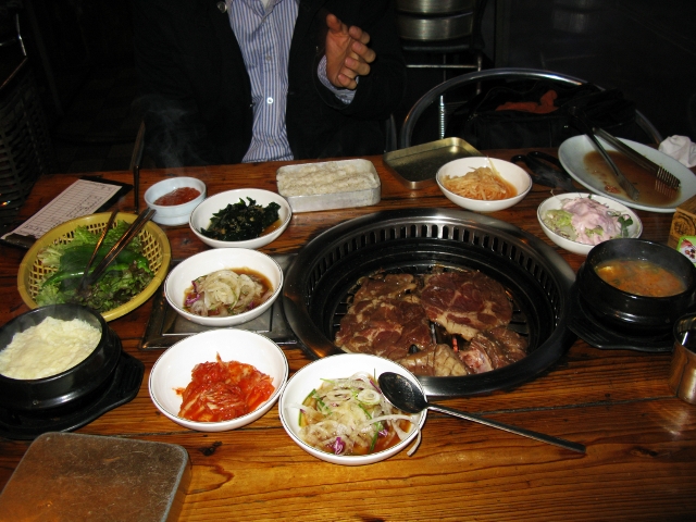 Traditional Korean Barbecue. Yum!