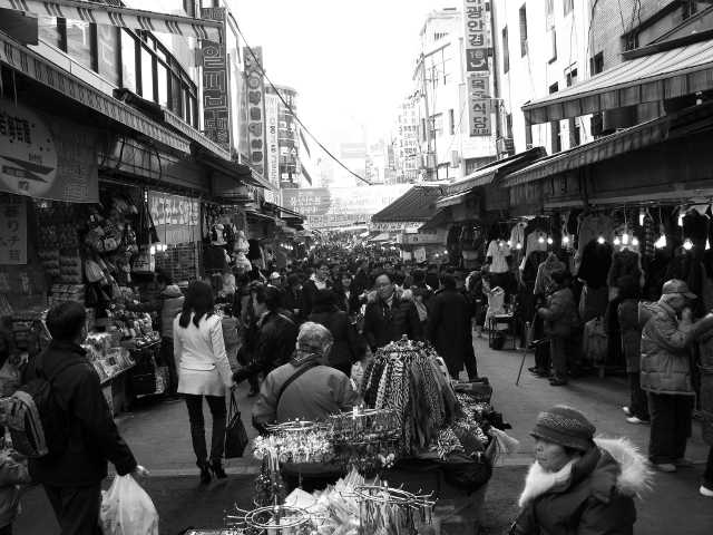 Namdaemun Market on a weekday. It's busier on the weekends!