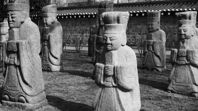 Some cool statues in the outdoor part of the Palace Museum